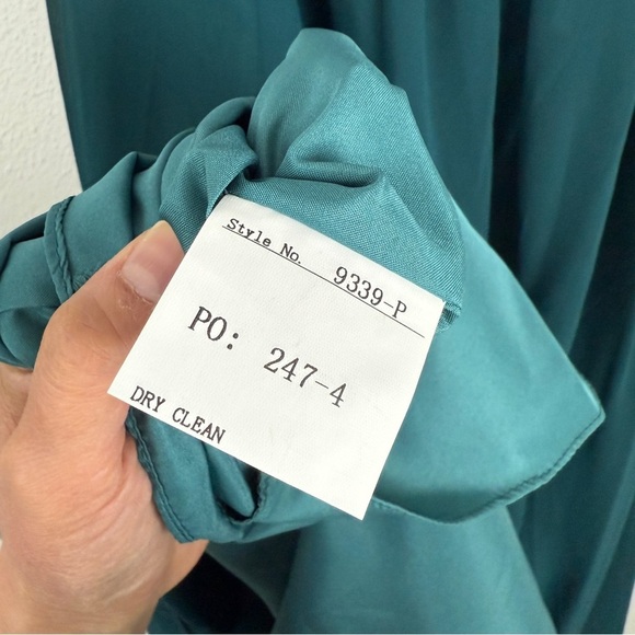 NEW Revelry Ainsley Chiffon Cut Out Back Maxi Formal Dress 14 - Picture 4 of 7